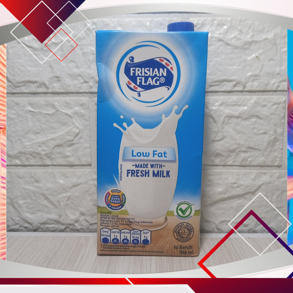 

Frisian Flag UHT Low Fat Fresh Milk 946ml .
