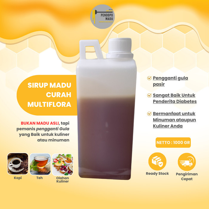 

Sirup MADU CURAH MULTIFLORA 1kg(Bukan Madu Murni)
