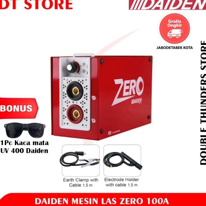 PROMO Daiden Mesin Las MMAi 100A Zero 2,6 / Mesin Trafo Las Inverter MMAi 10