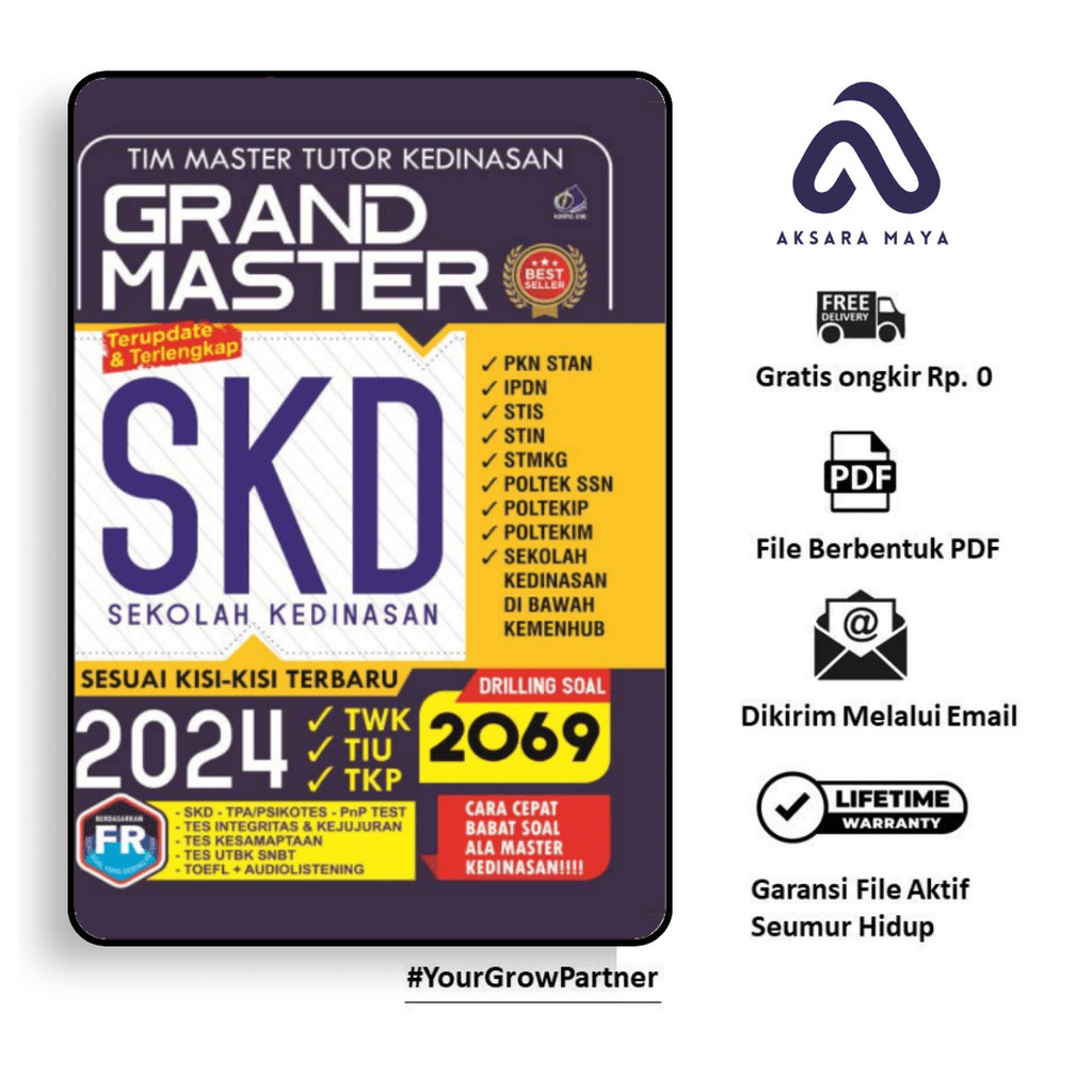 

1424. Grand Master SKD TWK, TIU, TKP Sekolah Kedinasan