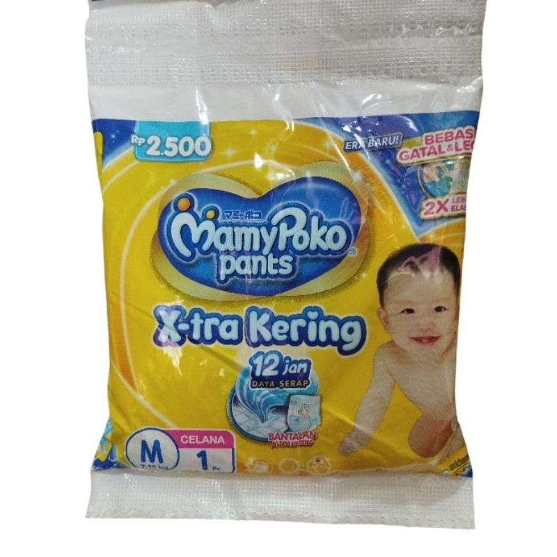 Pampers MamypokoPants Sachet ukuran M harga satuan [Pcs]