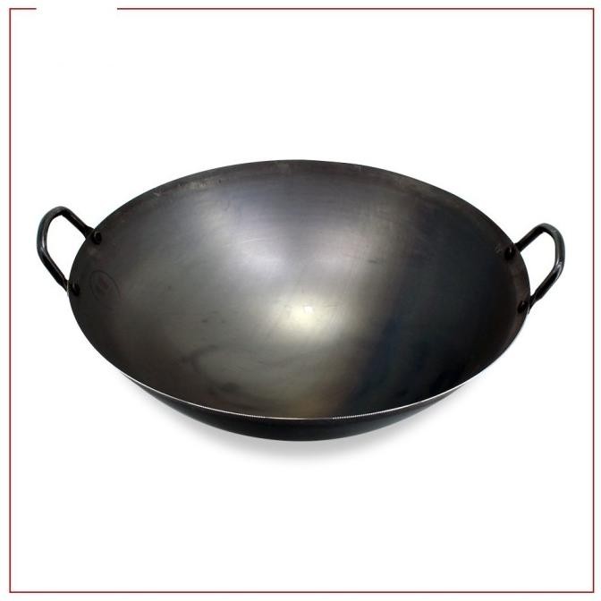 Wajan/Kuali/Wok/Wajan Plat Baja 45Cm