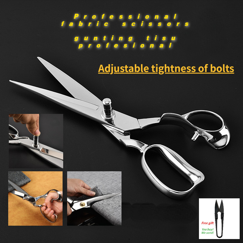 Kulit kecil gunting kain tebal gunting besar gunting penjahit gunting jahit gunting stainless steel 