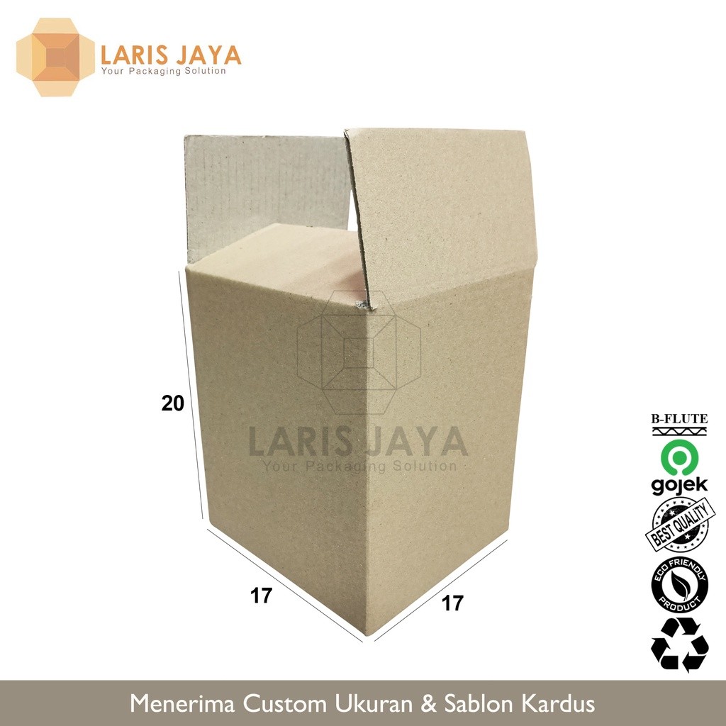 

Kardus / Box / Karton / Kotak Packing Hampers Gift - 17 x 17 x 20 cm ( Kardus 17 x 17 x 20 cm )