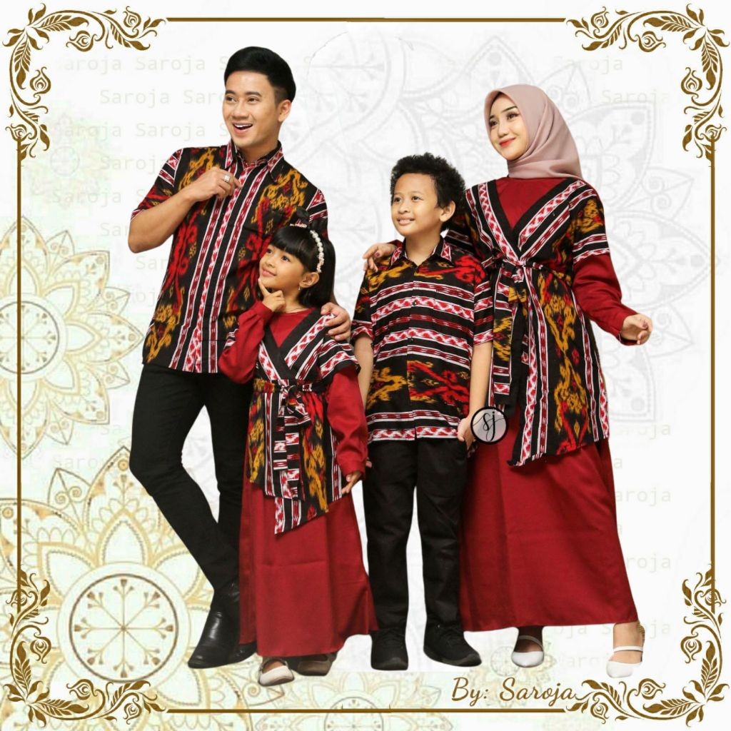 Seragam Lebaran Kelrga 2025 Gamis Keluarga Viral Cupel Xapel Masa Kini Set Cuple Kondangan Sarimbit 