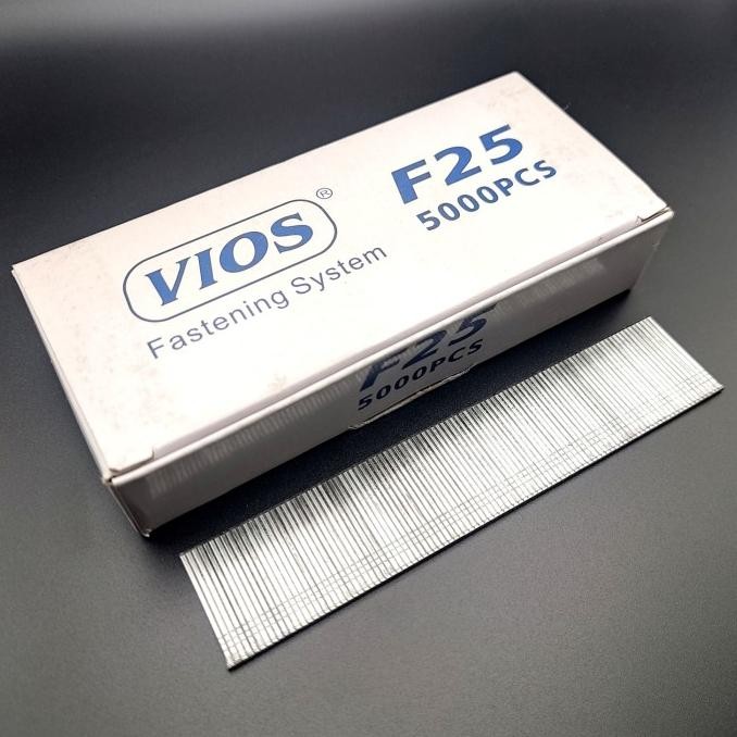 

Isi Refill Staples Paku Tembak Stapler Angin Air Nailer VIOS F25