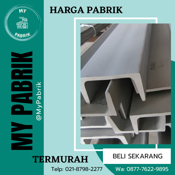 Besi Unp 100 X 50 X 6 Meter - Kanal U - U-Channel + Ppn Ready Stock