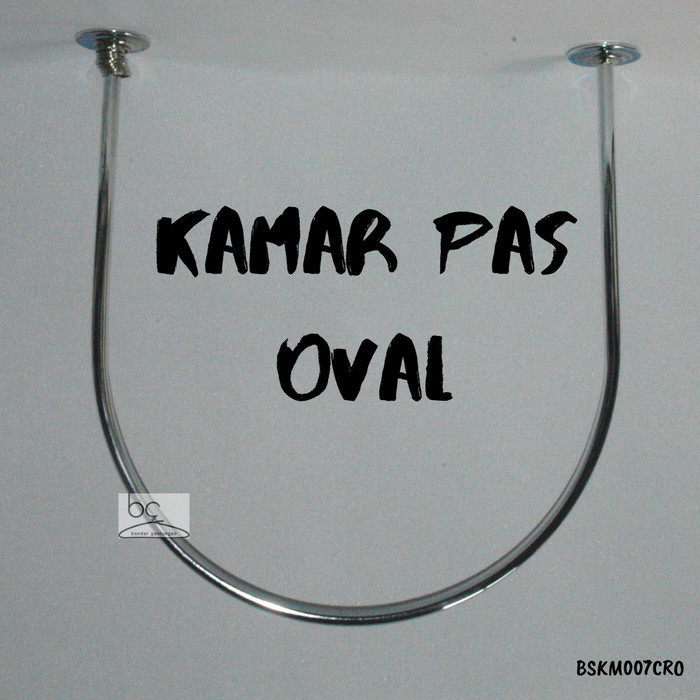 Besi Kamar Pas / Tiang Besi Tirai / Fitting Room / Kamar Pas Oval High Quality