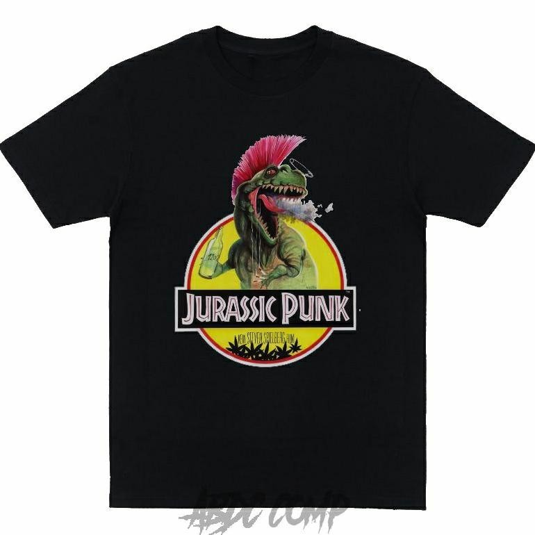 T-Shirt Band Parody Jurassic Punk W*Ed Baju Parody Metal Hardcore Kaos Parody Band