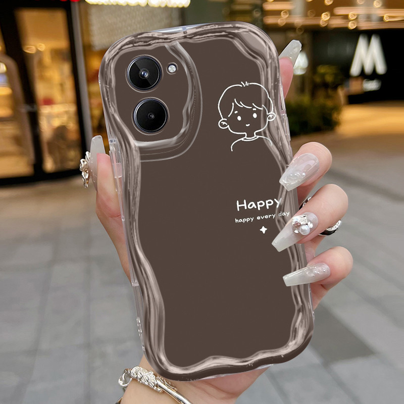 Casing Hp Untuk Realme 10 Case Casing HP Kesing anak laki-laki Softcase trendi baru yang lembut peli