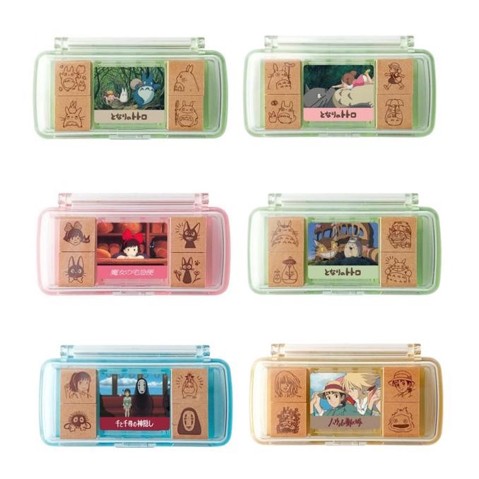 

Sale Mini Stamp Set Studio Ghibli Totoro Stempel Journal Limited Edition