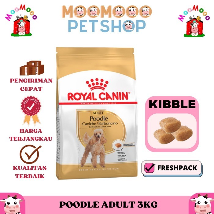 Royal Canin Poodle Adult 3 Kg / Makanan Anjing Poodle Dewasa