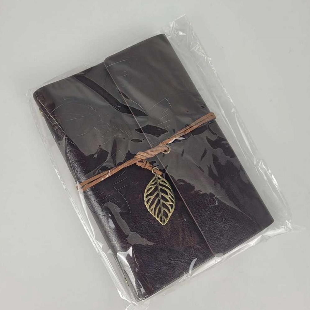

Ryu-56 Buku Catatan Binder Kulit Retro Leaf Kertas A5 185 X 130 Mm