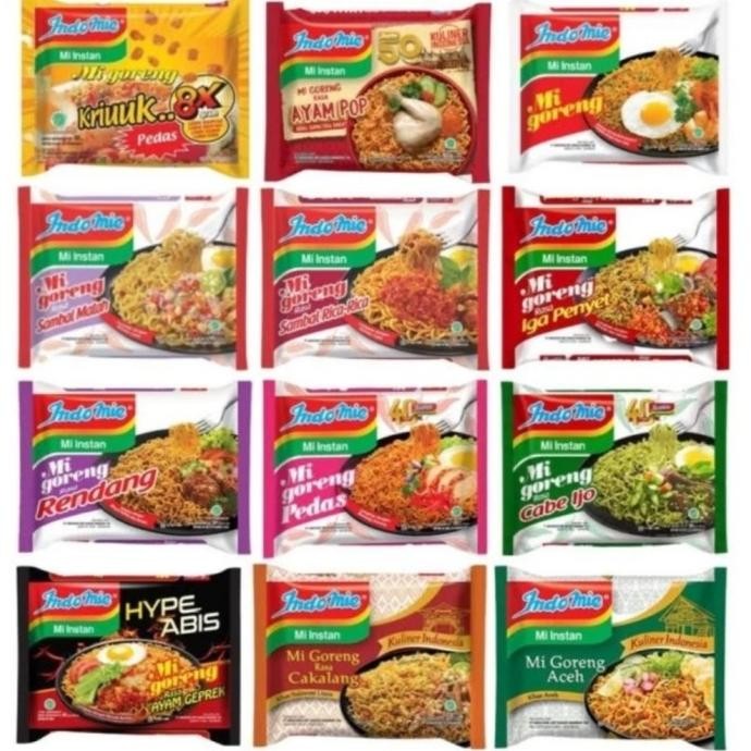 

1 DUS INDOMIE GORENG 1 DUS Isi 40 Bungkus Indomi Goreng