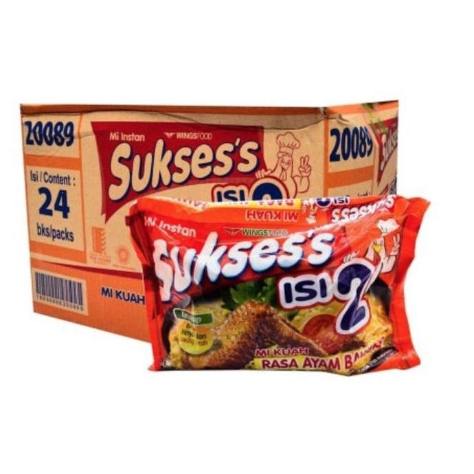 

Mie Sukses'S Rasa Ayam Bawang Isi 2 [112 gr /24 /1 karton ]