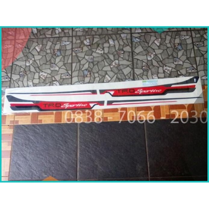 Striping Stiker Sticker Cutting Mobil Trd Sportivo 120cm Toyota Yaris