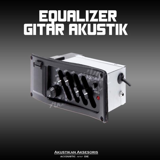 Preamp Spul Equalizer Gitar Akustik Belcat EQ7545R