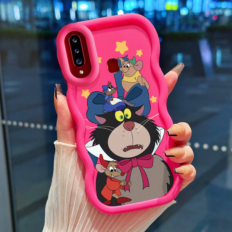 Casing Hp Untuk Samsung A20s Case Casing ponsel kucing hadiah Softcase HP terbuat dari bahan silikon