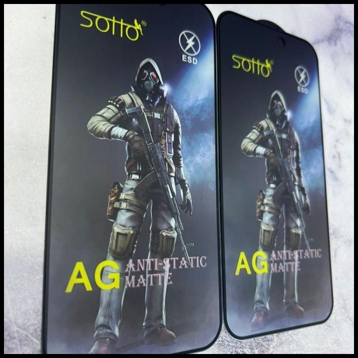 Iphone Xr / Xs / Xs Max Tempered Glass Matte Premium Anti Minyak