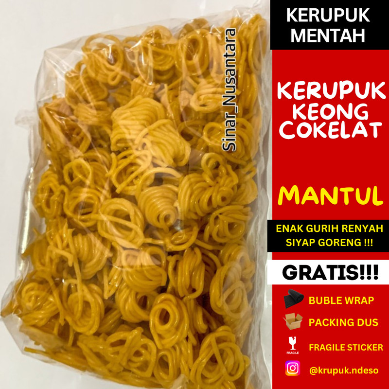 

KERUPUK KEONG KUNING KEMASAN 1kg