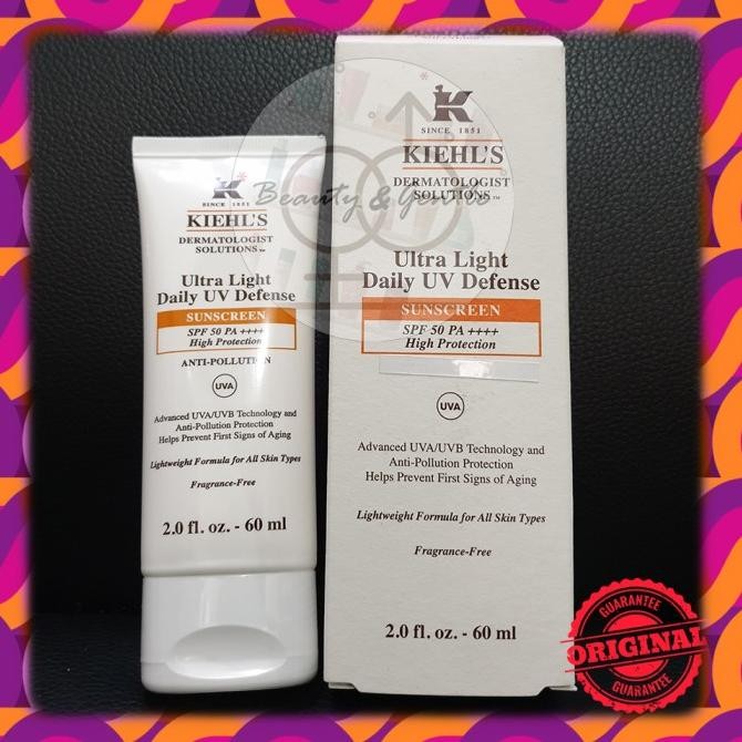 Promo Kiehls Ultra Light Daily Uv Defense Sunscreen Sunblock 30Ml 60Ml