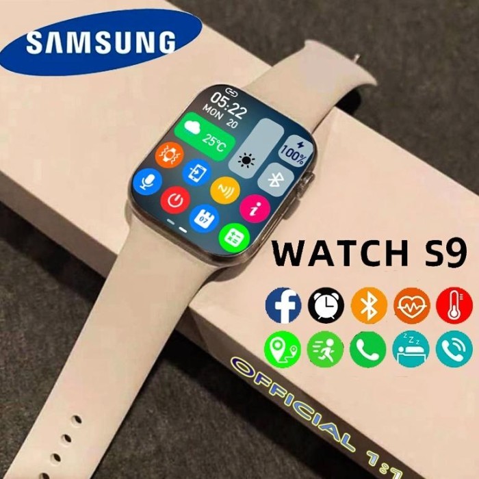 Produk Ready Eksklusif [100%Ori] Samsung Smartwatch Watch 9 Pro Jam Pintar Olahraga Bluetooth Smart