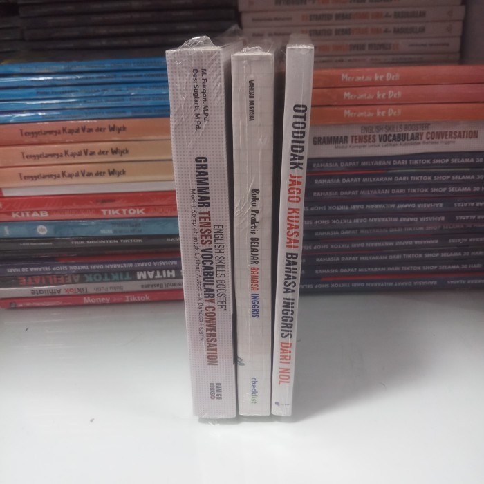 

PAKET 3 BUKU OTODIDAK JAGO KUASAI BAHASA INGGRIS DARI NOL BELAJAR BAHA