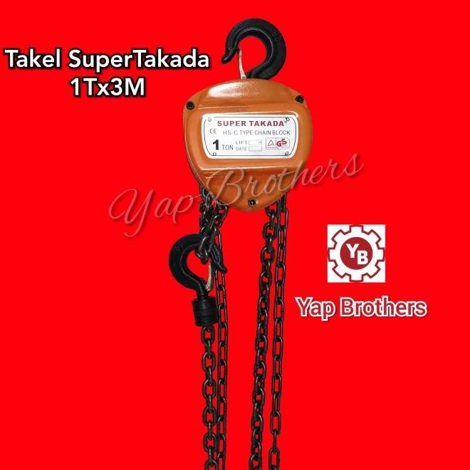 Katrol/Chain Block "Super Takada" 1Tx3M