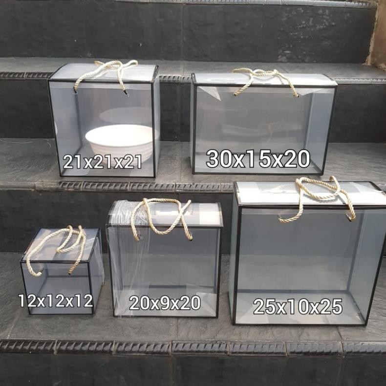 

gh-45 5pcs Gift Box Mika/Kotak Mika Polos Dengan List Termurah