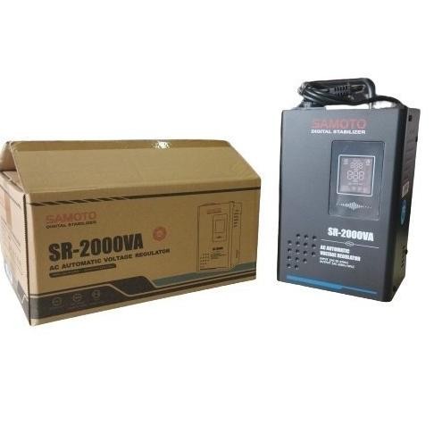STABILIZER SAMOTO SR-2000 2000VA 1 PHASE STABILSER RELAY CONTROLLER SERIES SR 2000
