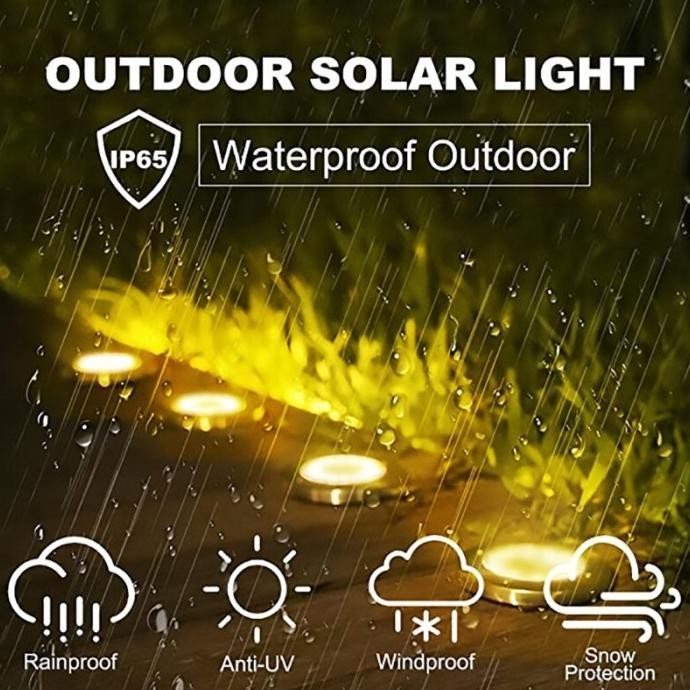 TERBARU LAMPU LED TANAM SOLAR PANEL OUTDOOR LAMPU HIAS TANAH TANAM 