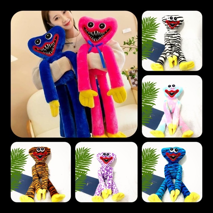 HARGA DISKON boneka huggy wuggy plush 40 cm