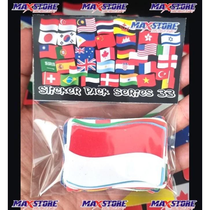 

bendera sticker / flag sticker / world flag sticker / rimowa sticker
