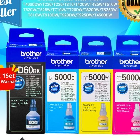 

Tinta Brother Btd60Bk Bt5000 1Set Untuk Printer T4000Dw,Dcp-T220,Dcp-T310,Dcp-T420W,Dcp-T510W,Dcp-T520W,Dcp-T710W,Dcp-T720W,Dcp-T820Dw,Mfc-T810W,Mfc-T910Dw,Mfc-T920Dw,Mfc-T4500Dw
