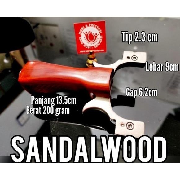 Ketapel Ttf Stainless Steel - Sandalwood  Ready