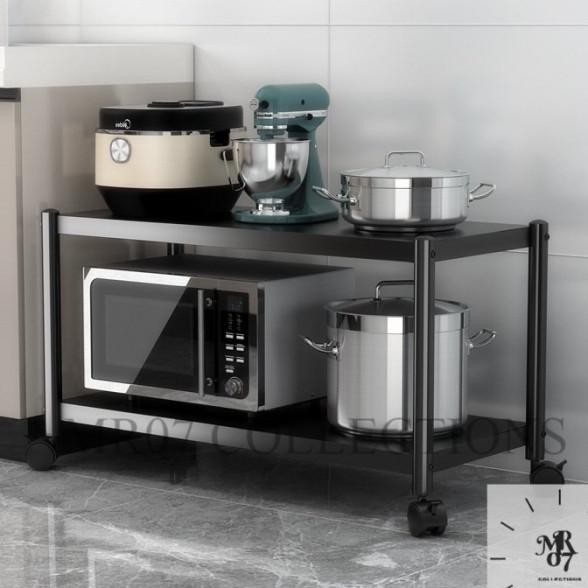 Rak Dapur Serbaguna/Kitchen Set Alumunium/Meja Kitchen Oven 2 Susun