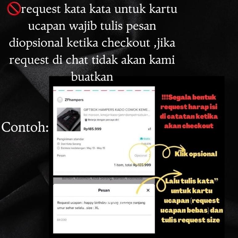 

SALE (JAM ANTI AIR)HAMPERS COWOK EDISI FULL BLACK (HARD BOX PREMIUM) in-129