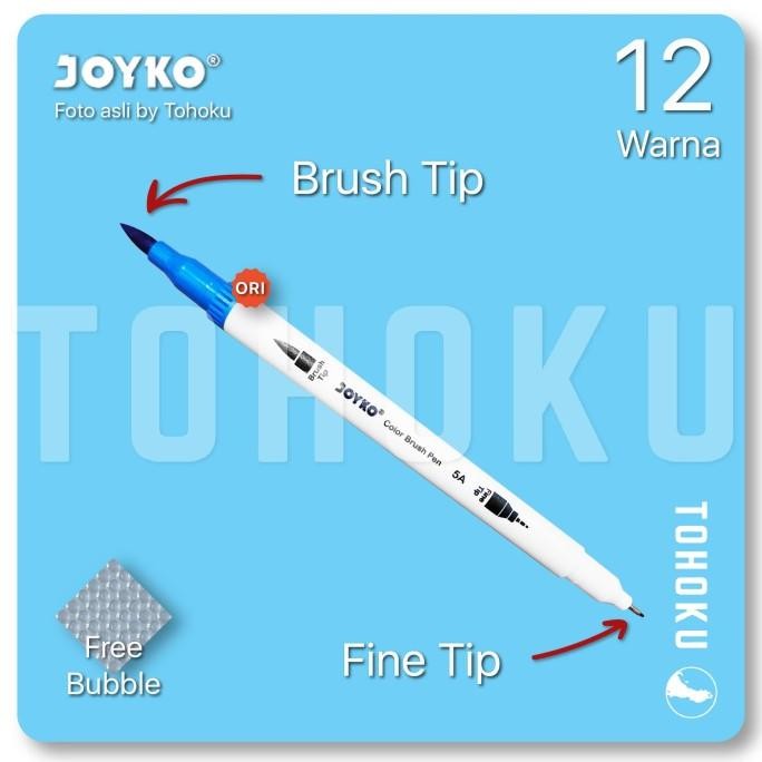 

Populer Joyko Dual Brush Pen 12 Warna - Calligraphy Pen Joyko 12 Neo 2024