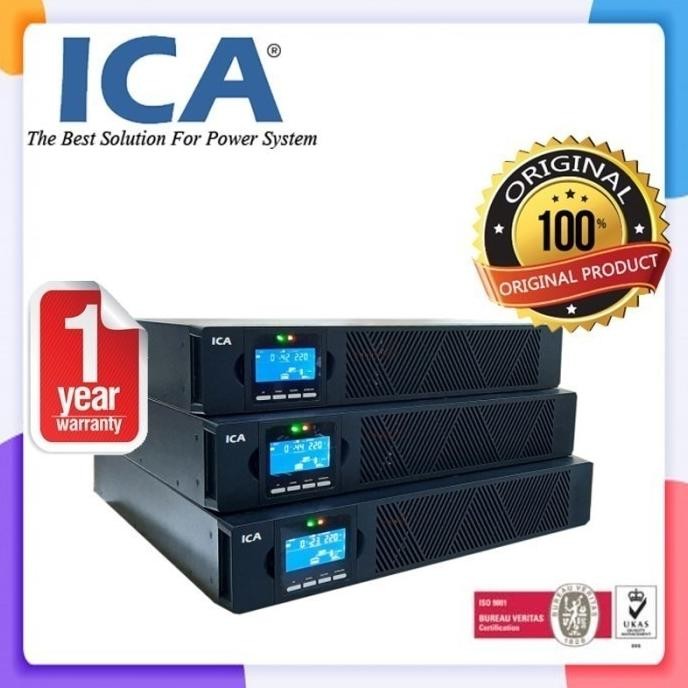 UPS ICA RN2100C RN 2100C 2000VA 1800WATT ONLINE UPS RAK RACKMOUNT