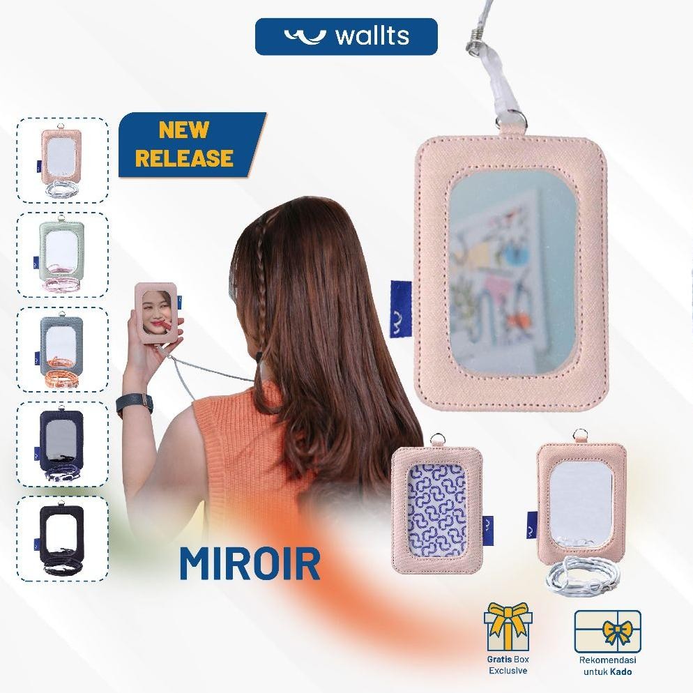 

TERLARIS Wallts Miroir - ID Card Lanyard Gantungan Name Tag Kaca Cermin Wanita ni-22