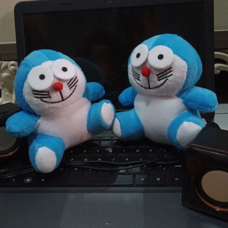 murah Boneka Doraemon Mini Lucu Boneka Kecil 15cm Bahan Velboa premium