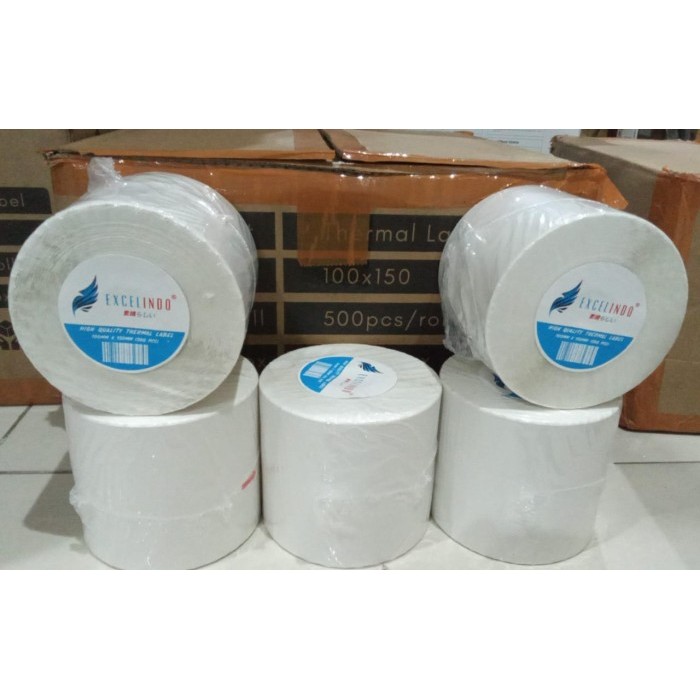 

Terlaris LABEL BARCODE 100x150mm KERTAS STICKER LABEL THERMAL 100 x 150 mm SALE