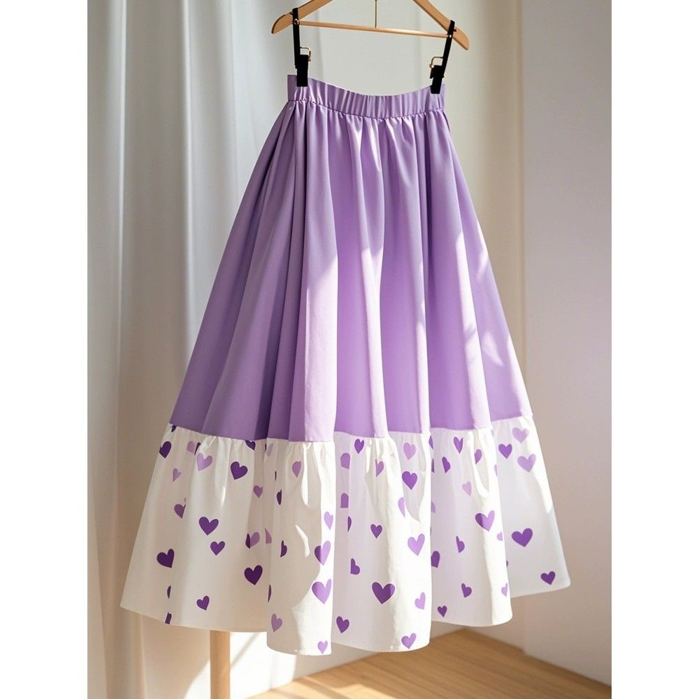 Gaya Mori Super FairyaRok Garis Ungu