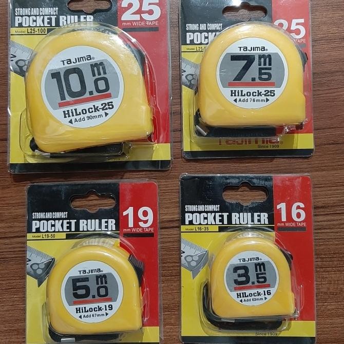 meteran tajima 7.5m/meteran tajima 5m/meteran tajima 3.5m/alat penguku ,