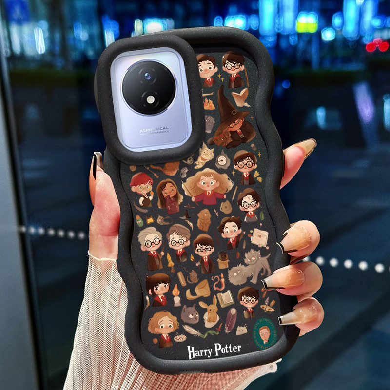 Casing Hp Untuk VIVO Y02 Y02A Y02T Y11 2023 Case Casing Softcase model kartun Harry Potter HP Kesing