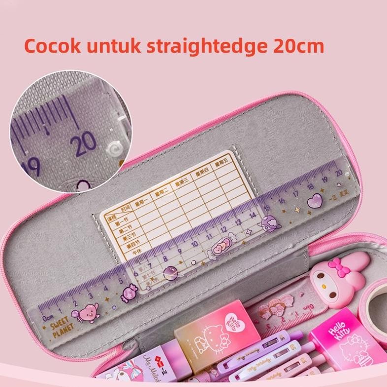 

COD Kotak Pensil Sanrio Kapasitas Besar Kawaii Cinnamoroll Melody Hellokitty Melody Pensil Sekolah Tas Pensil Kartun Kotak Alat Tulis Hadiah Alat Tulis fgk-24