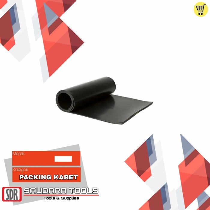 Rubber Sheet / Packing Karet Lembaran Meteran 3Mm