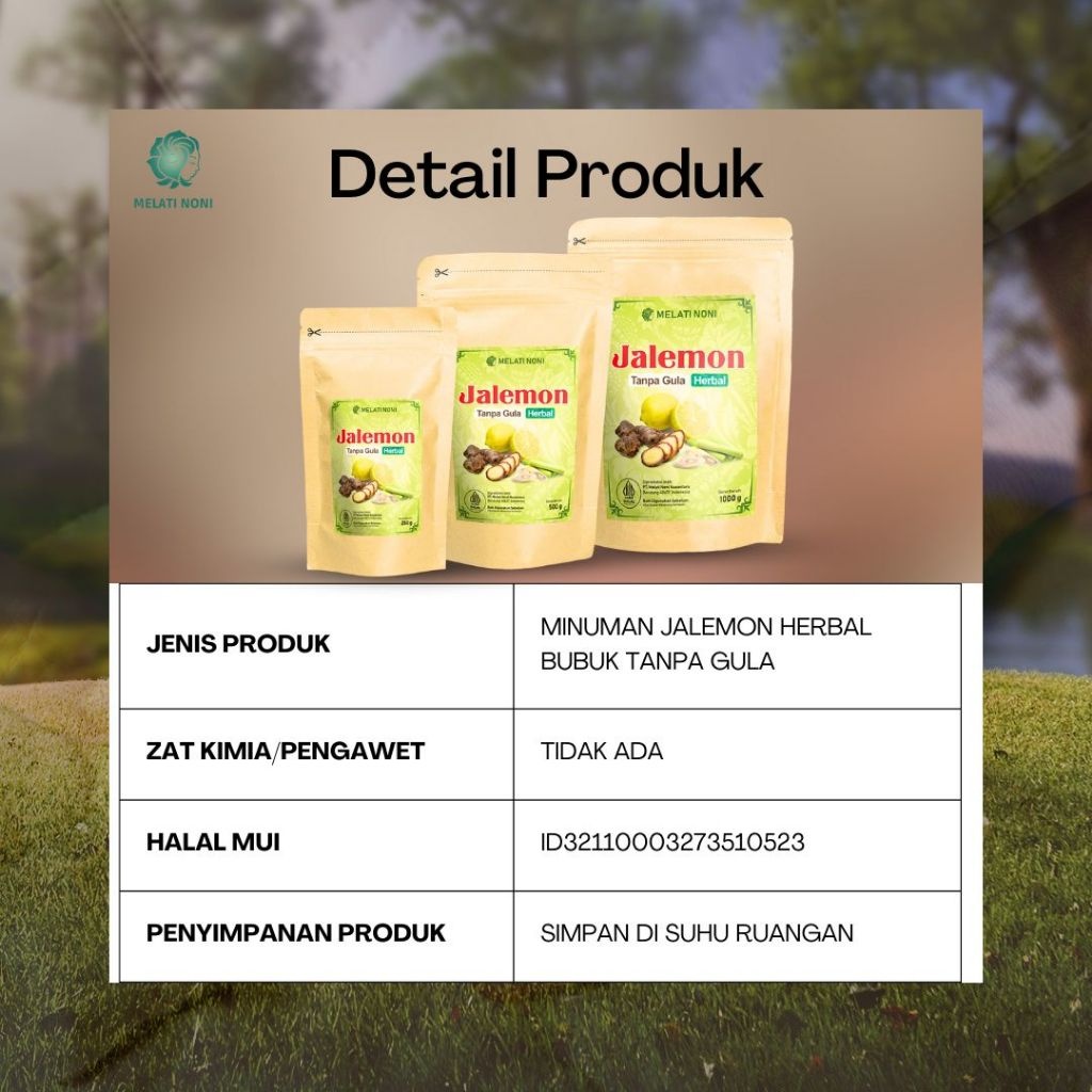 

Jalemon Jahe Merah Lemon Sereh Bubuk Murni Jamu Tanpa Gula Melati Noni 1 Kg