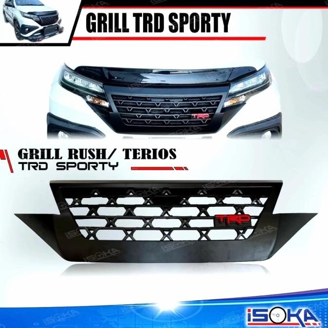 [ Titi88 ] Grill Depan Mobil Toyota Rush/Terios 2018 On Model Trd  Ready