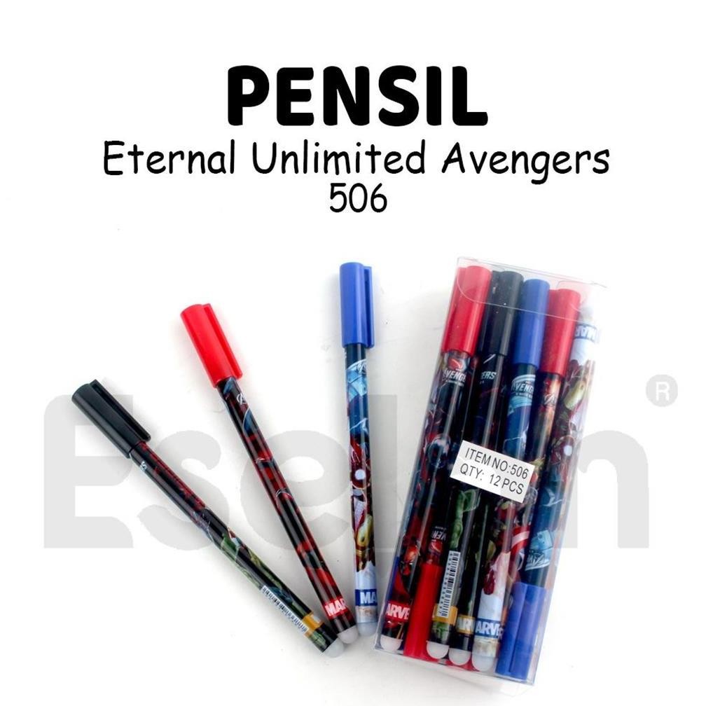 

1buah Pensil Eternal AVENGERS 506 / Pensil Abadi Tanpa Diraut